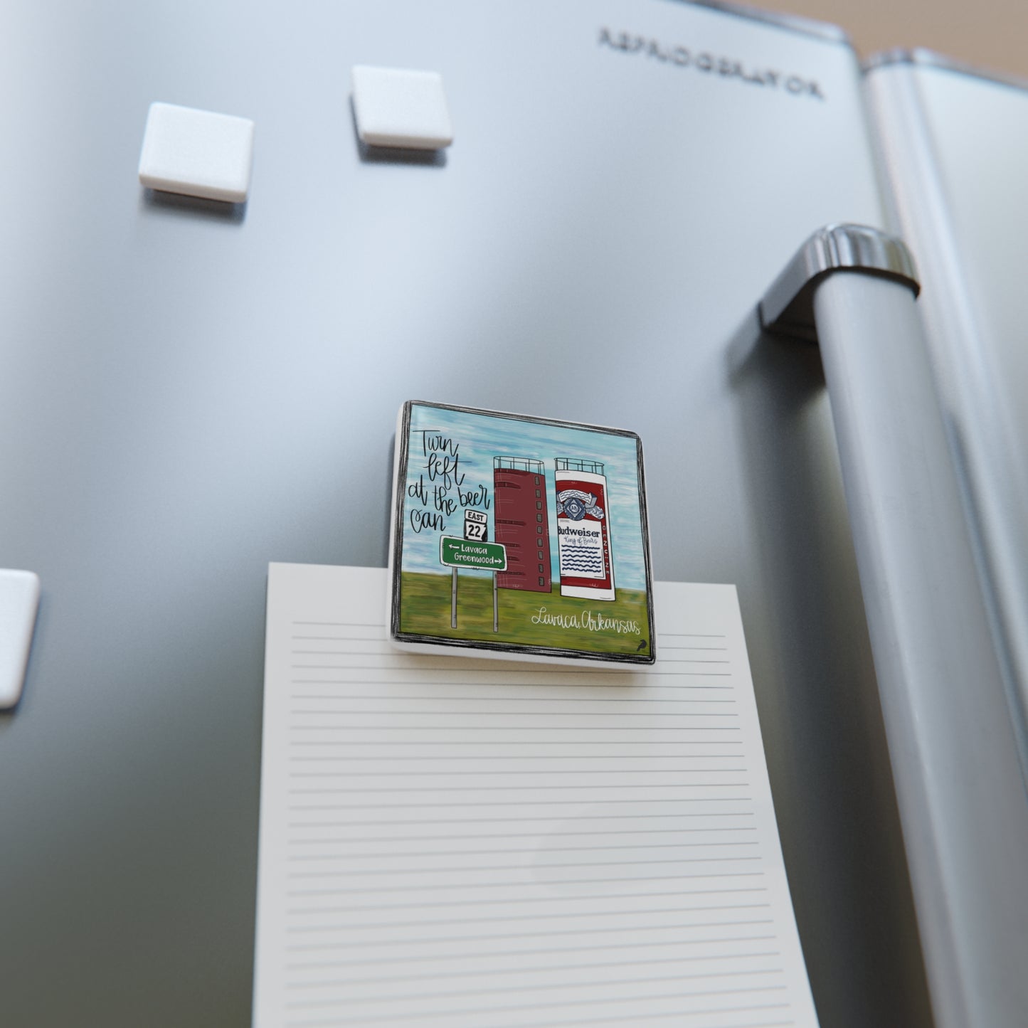 Belle Point Porcelain Magnet
