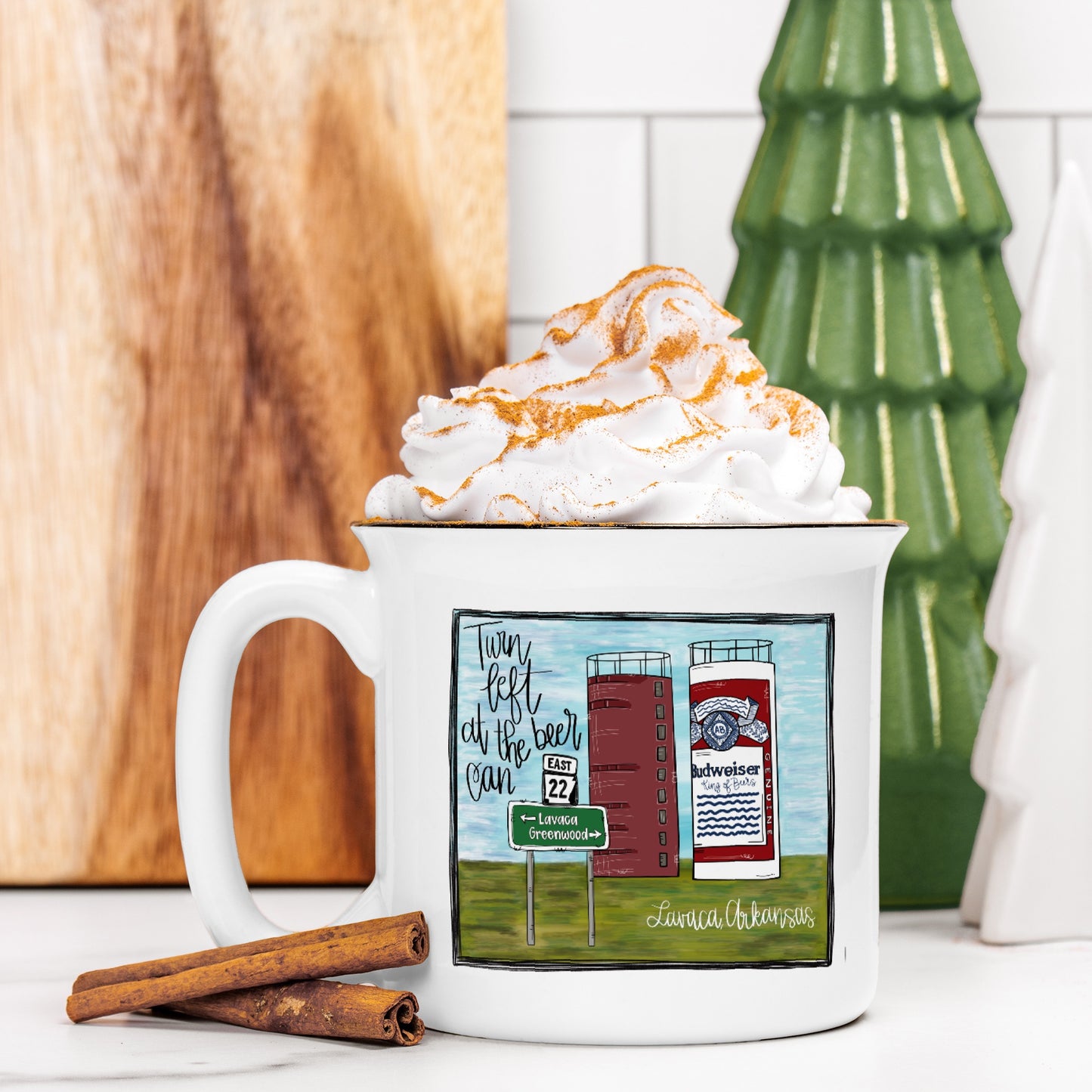 Ceramic Camp Mug White 13oz