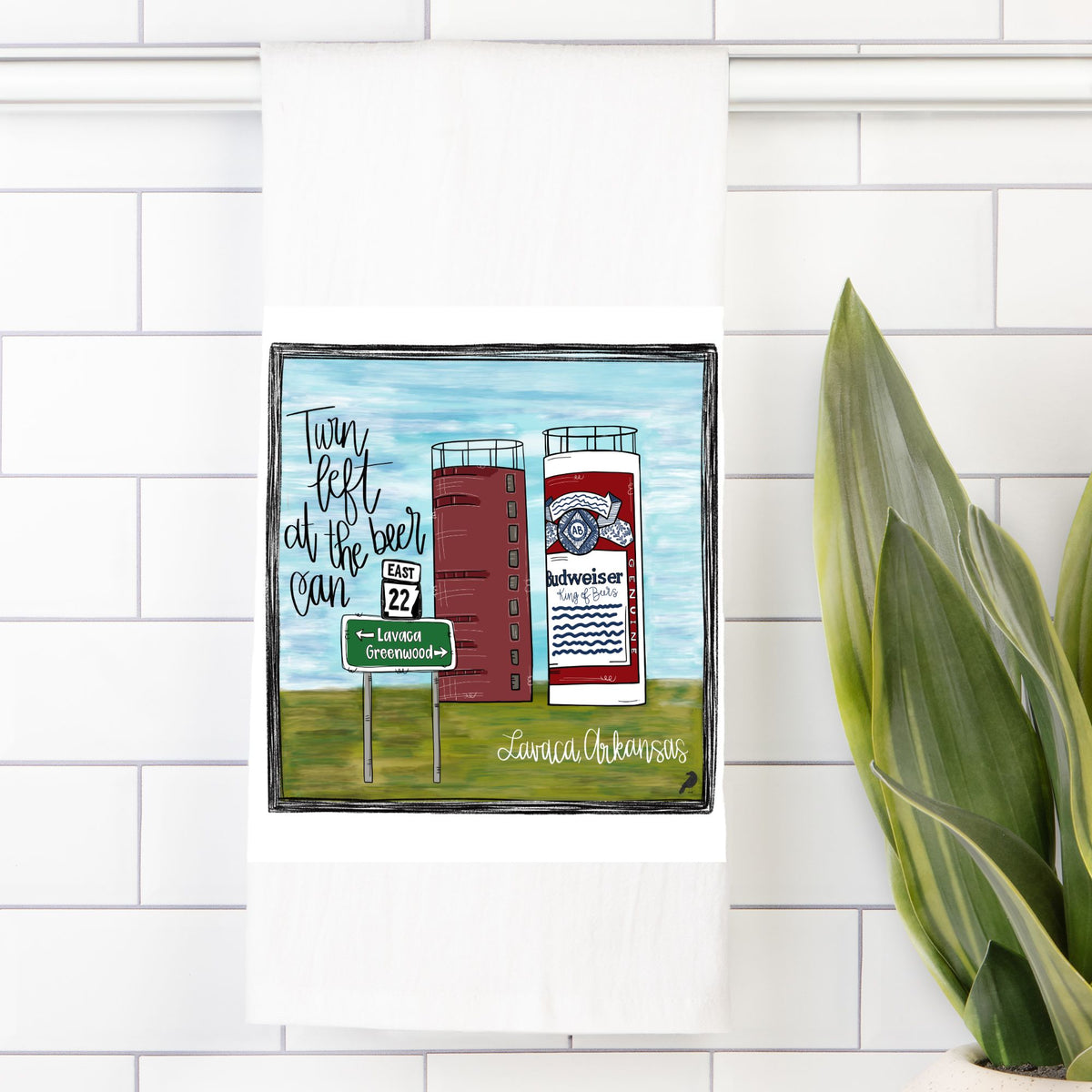 Belle Point Tea Towel