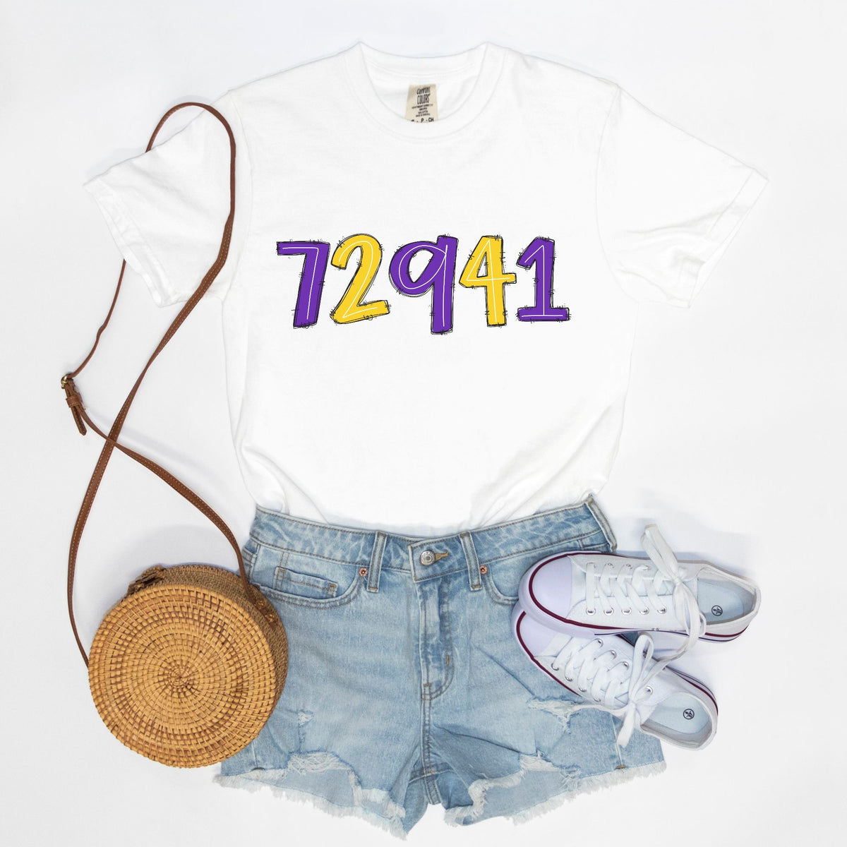 Lavaca Doodle Words Tee