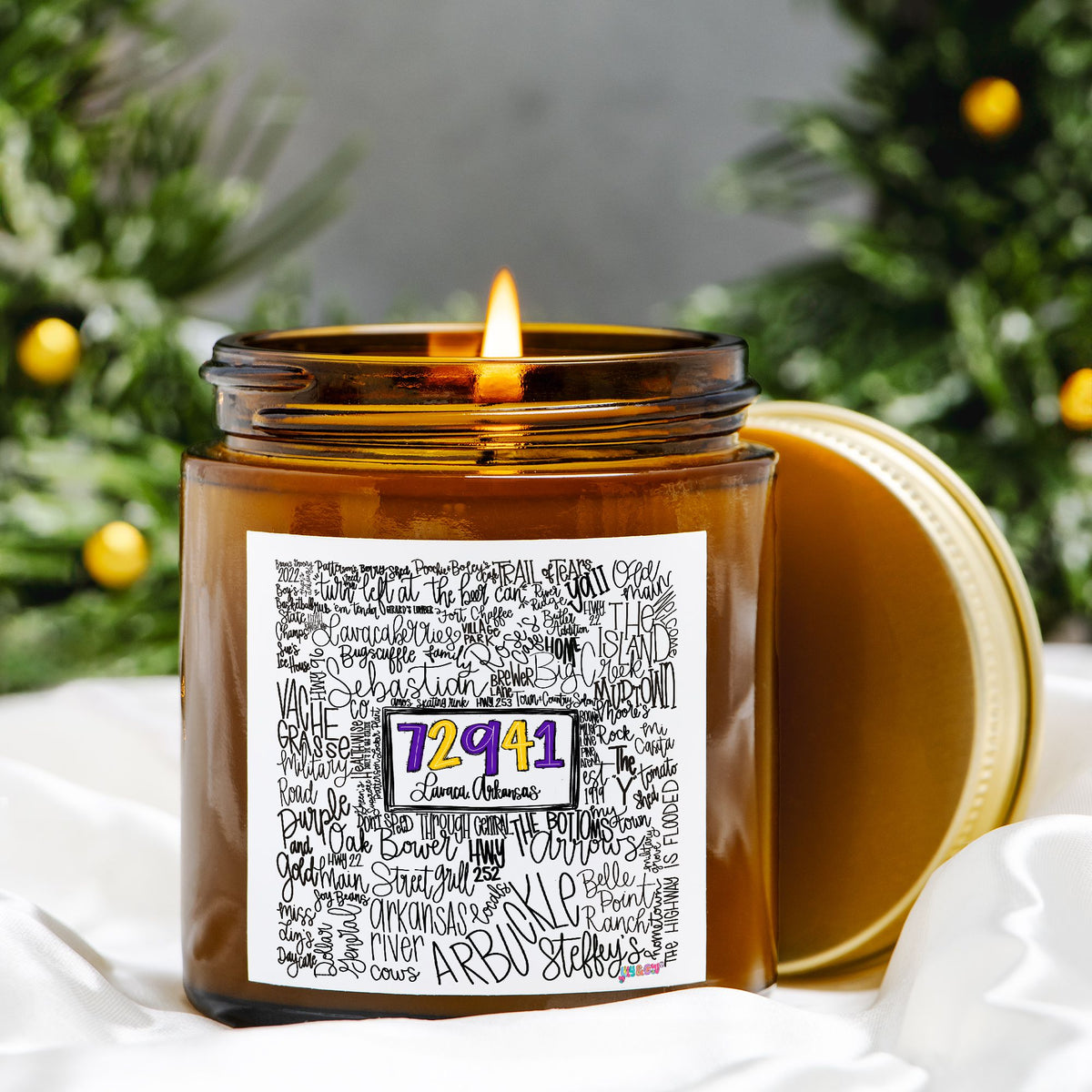 Lavaca Doodle Candle
