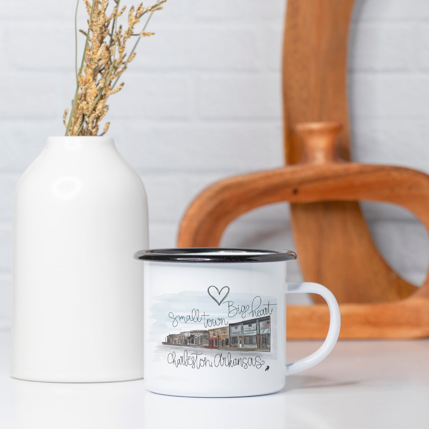 Camp Mug 10 oz. (Black Rim)
