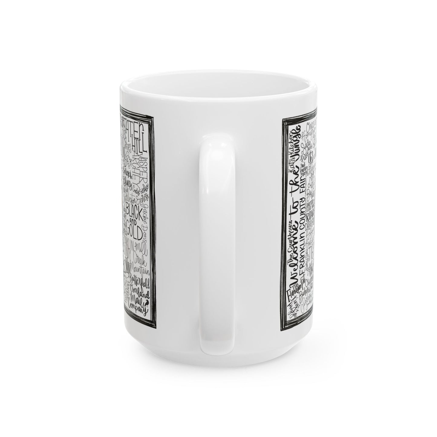 Charleston Word Art 15 oz Mug