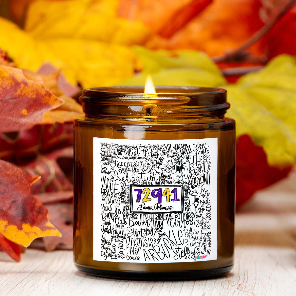 Lavaca Doodle Candle