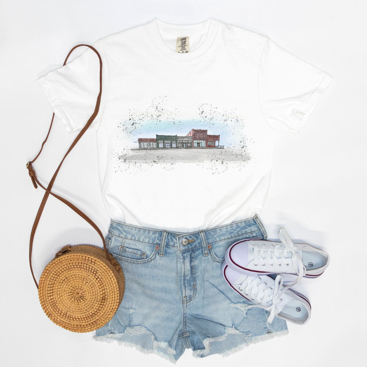 Lavaca Watercolor Comfort Colors Tee