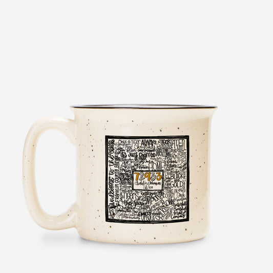 Charleston Doodle Word Ceramic Mug