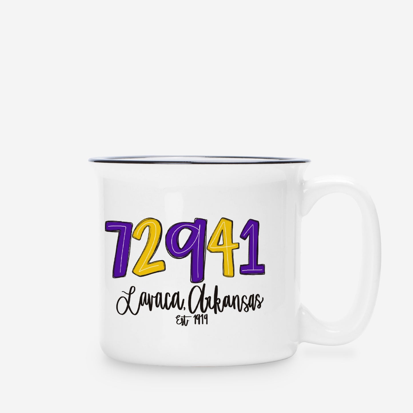 Ceramic Camp Mug White 13oz