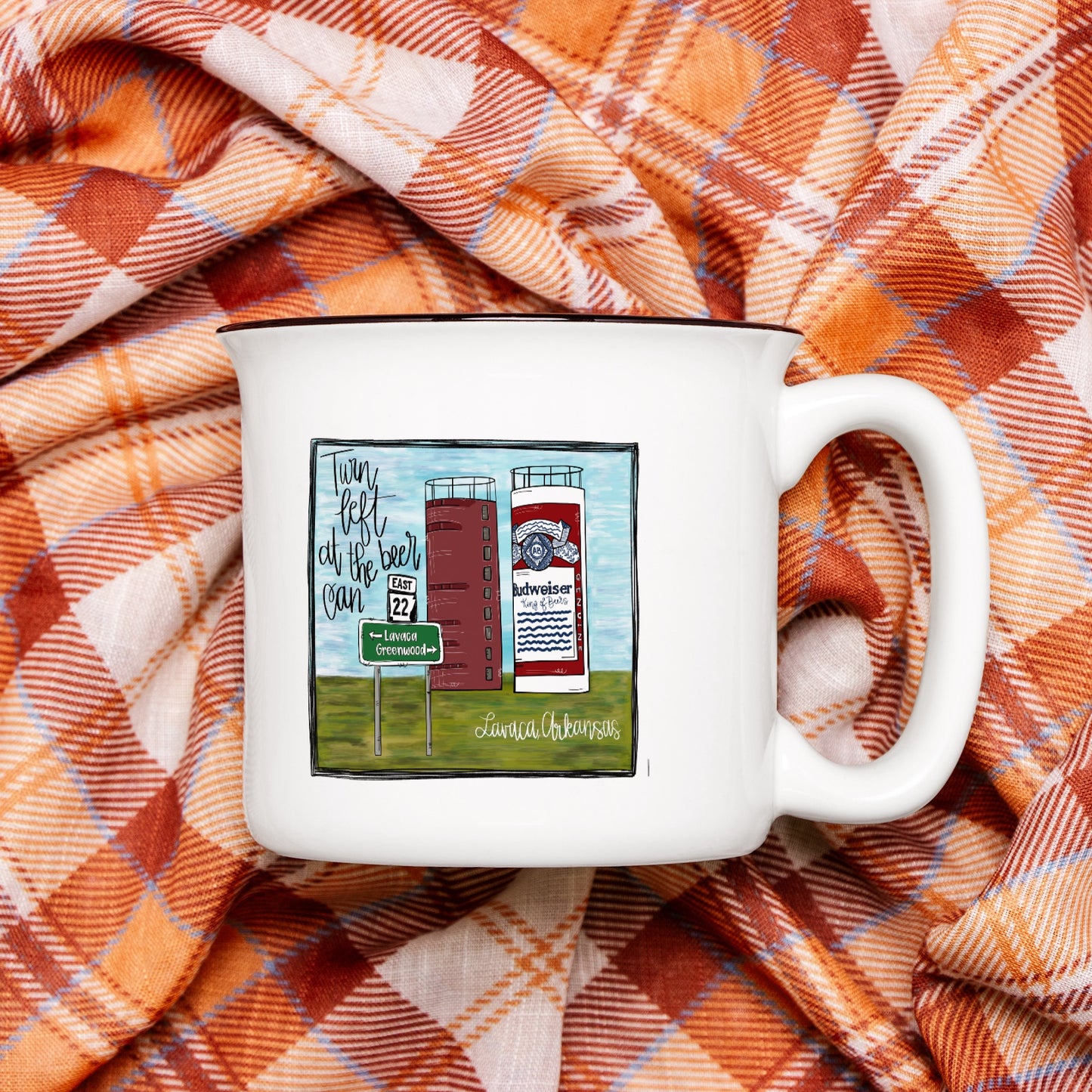 Ceramic Camp Mug White 13oz