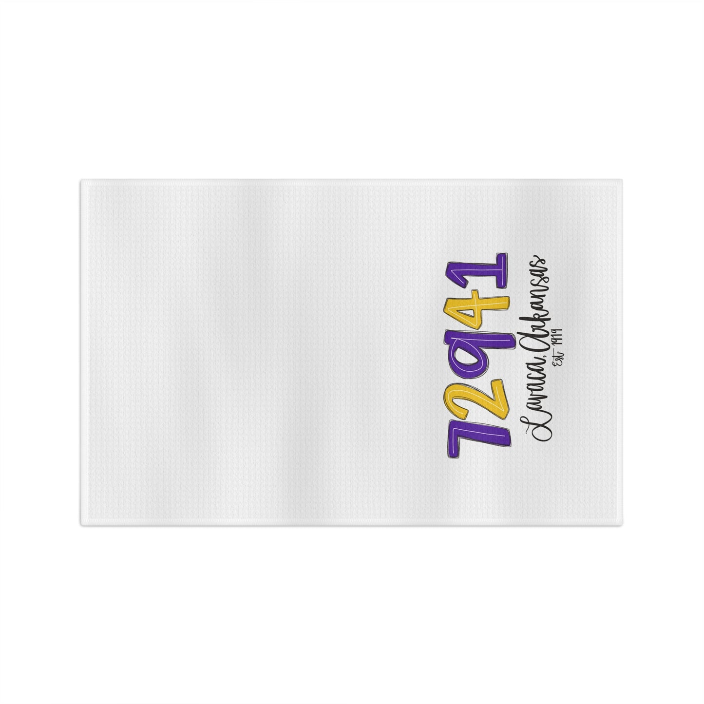 Tea Towel — 72941 Lavaca, Arkansas Microfiber Kitchen Towel (Zip Code Design)
