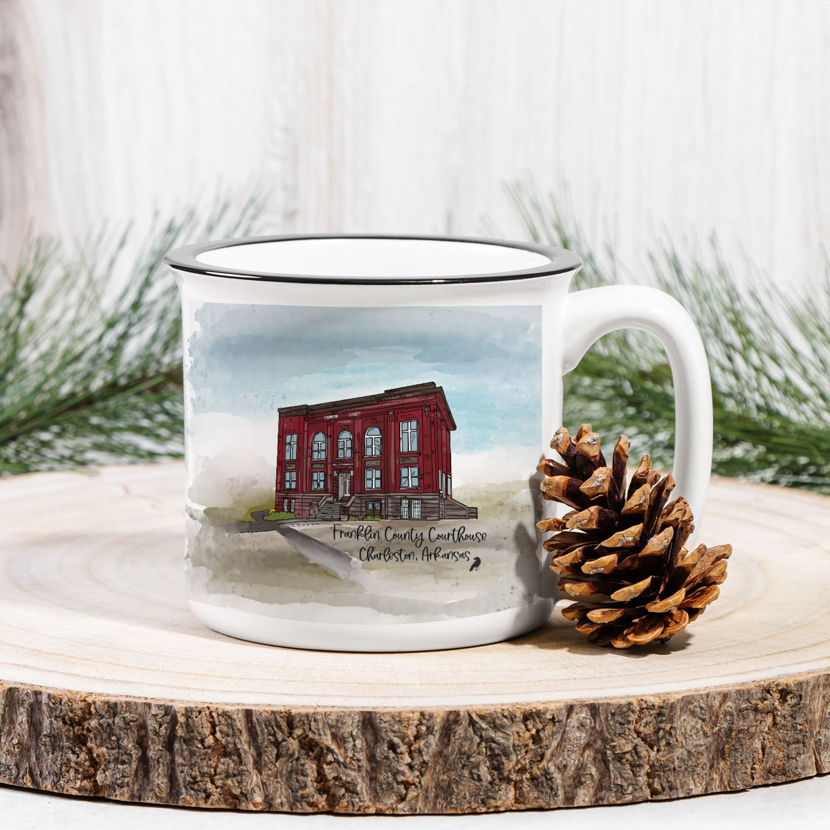 Courthouse Ceramic Mug