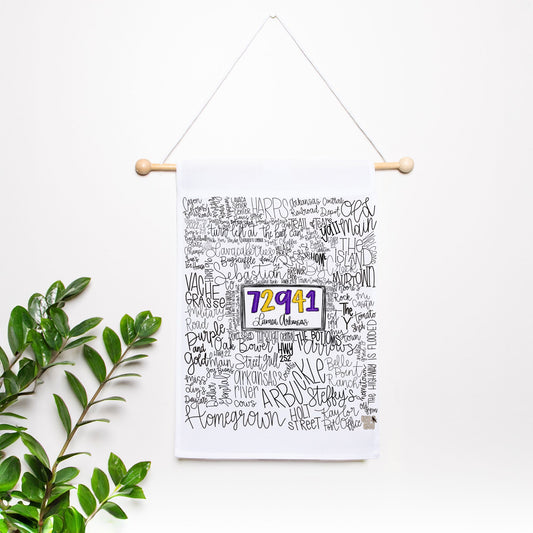 Lavaca Doodle Words Garden Flag - 12" x 18"