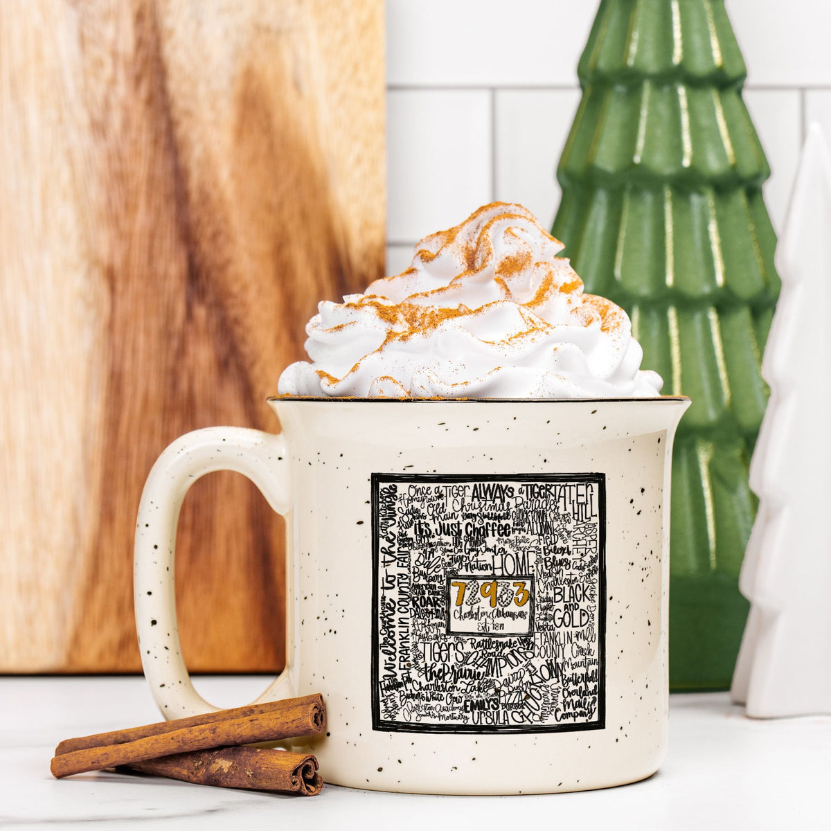 Charleston Doodle Word Ceramic Mug