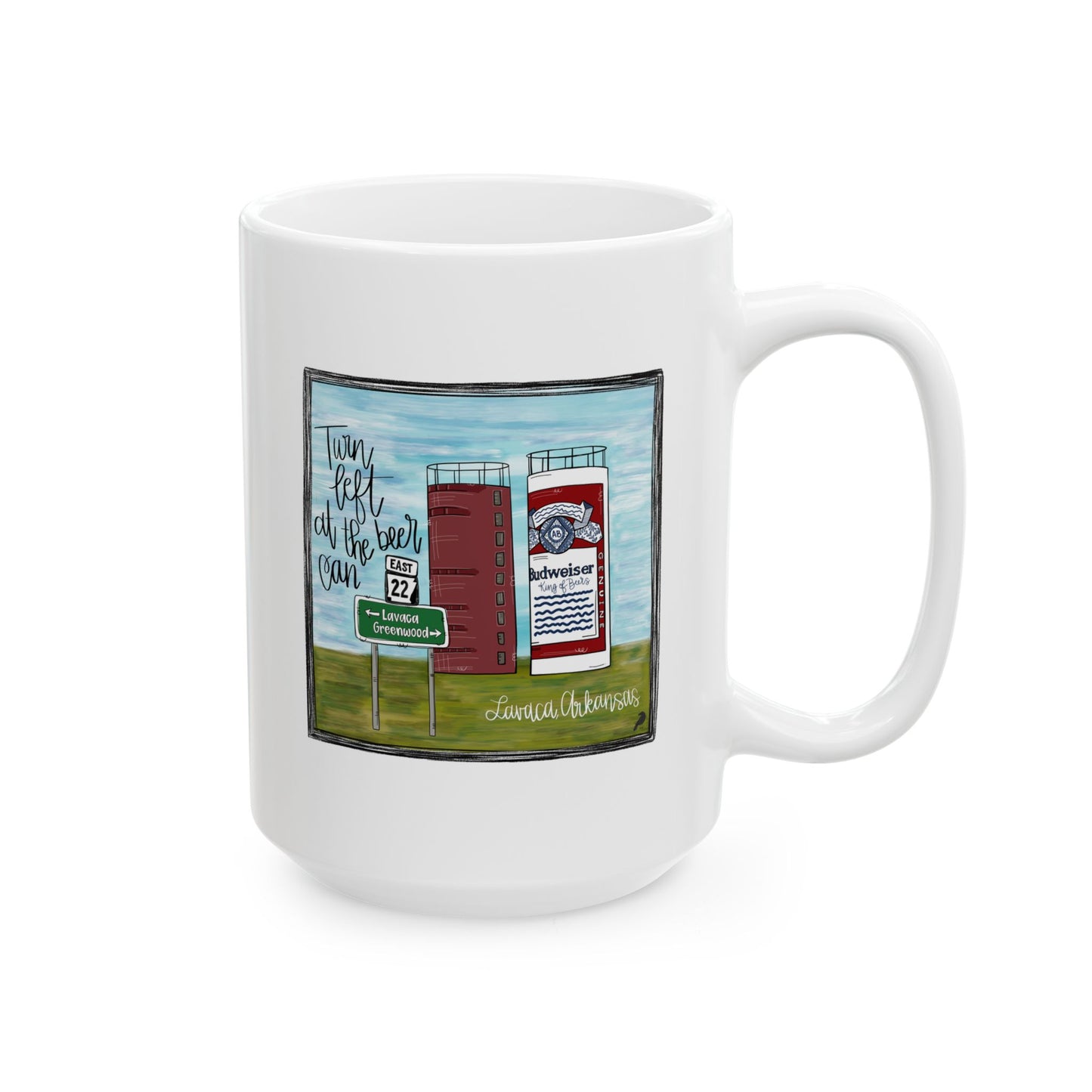 Belle Point Ceramic Mug — Vintage Milk Bottle & Countryside Art Coffee Mug (11oz/15oz)