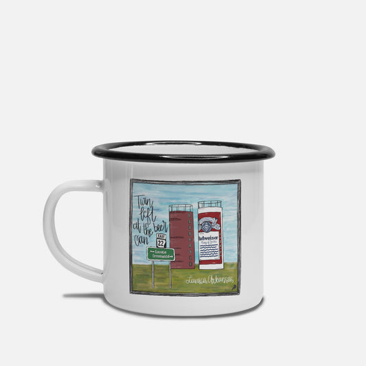 Belle Point Camp Mug 10 oz. (Black Rim)