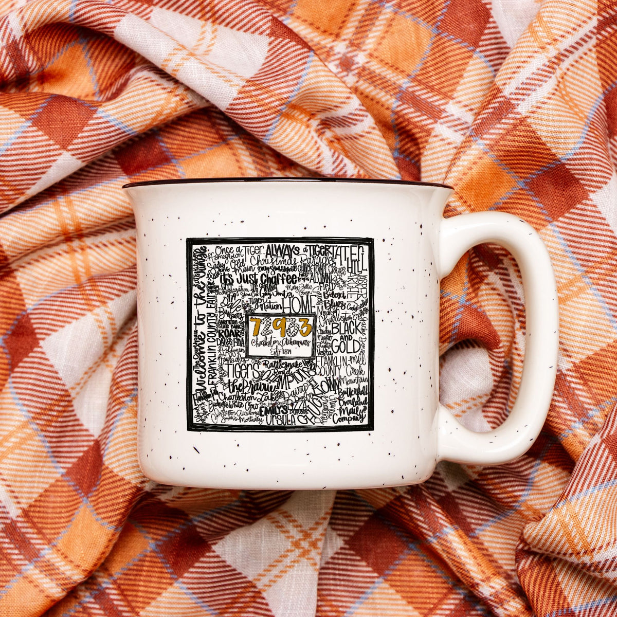 Charleston Doodle Word Ceramic Mug