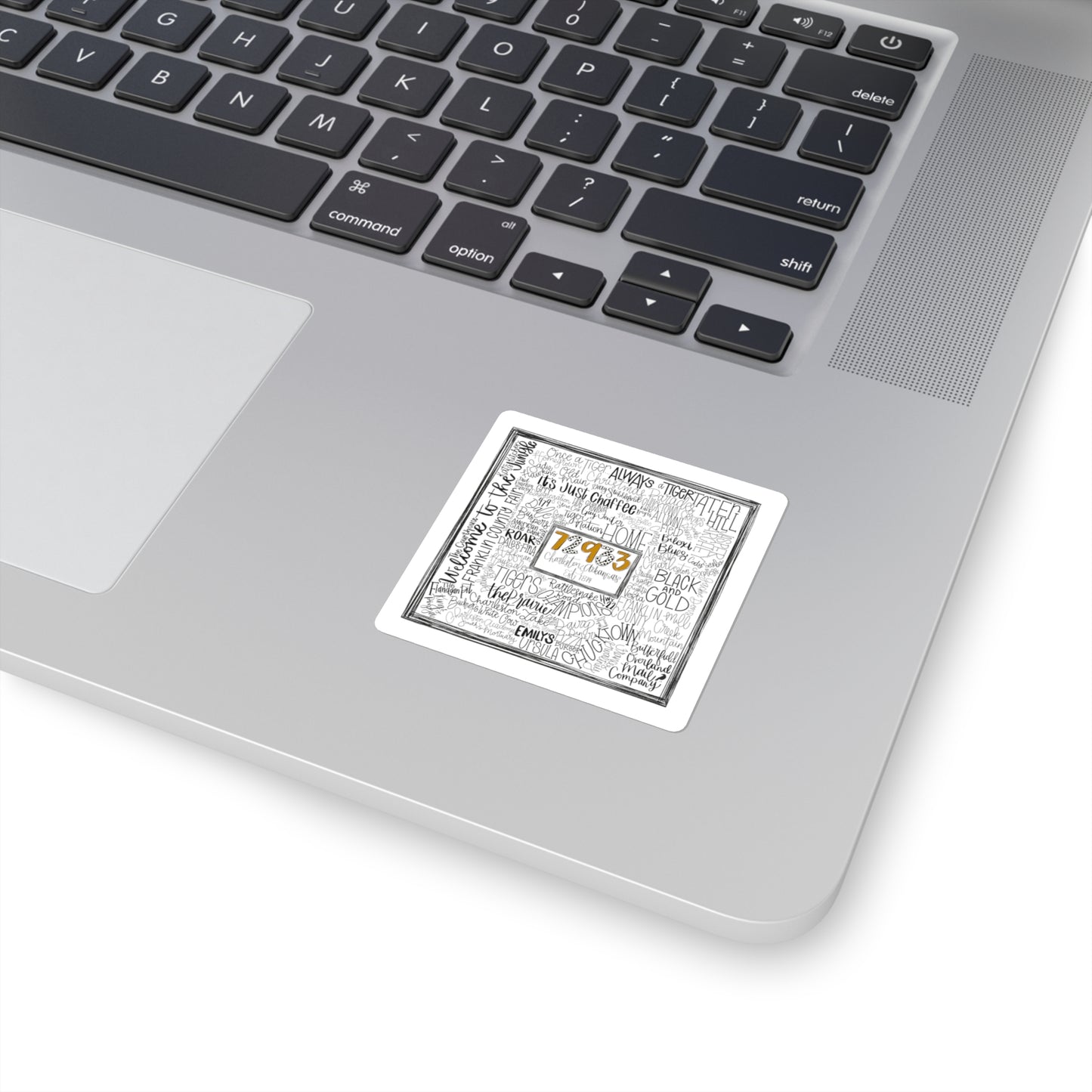 Charleston Word Art Sticker