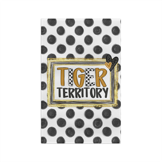 Tiger Territory Tea Towel — Polka Dot Microfiber Kitchen Towel
