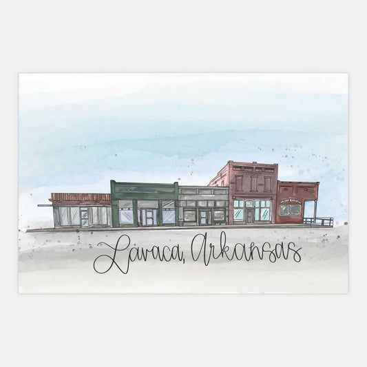 Lavaca Watercolor Canvas