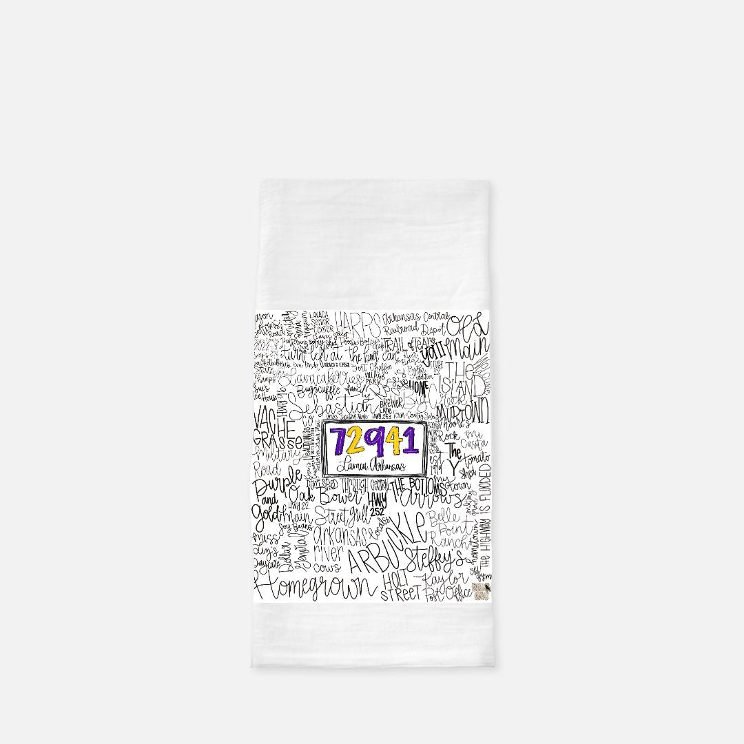 Lavaca Doodle Tea Towel (Flour Sack)
