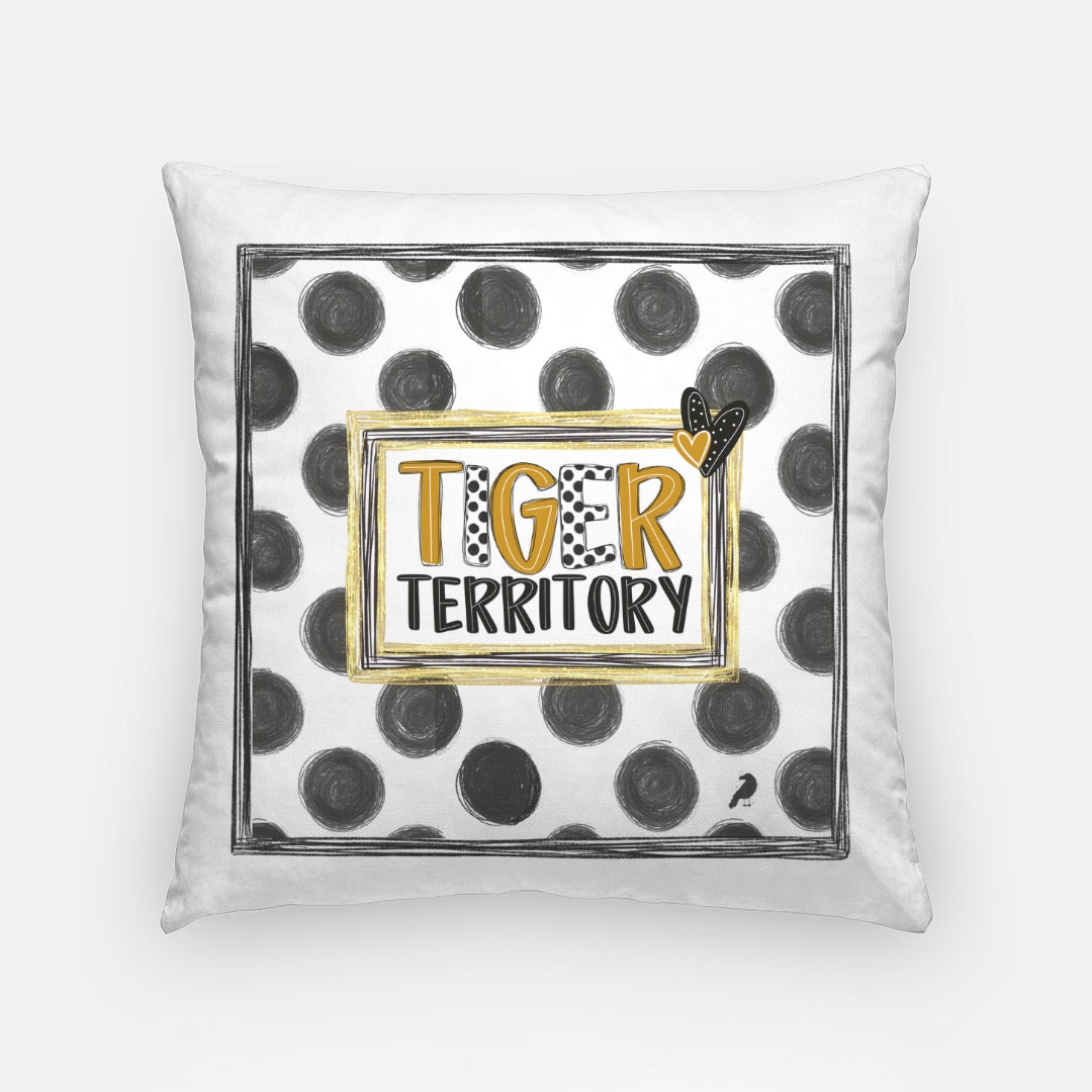 Tiger Territory Artisan Pillow Case 18 Inch