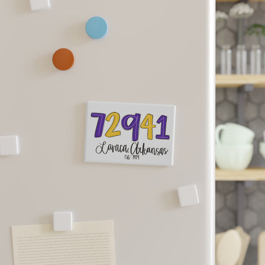 Rectangle Magnet - '72941 Lavaca, Arkansas Est. 1919' Zip Code Souvenir