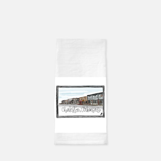 Charleston Watercolor Tea Towel