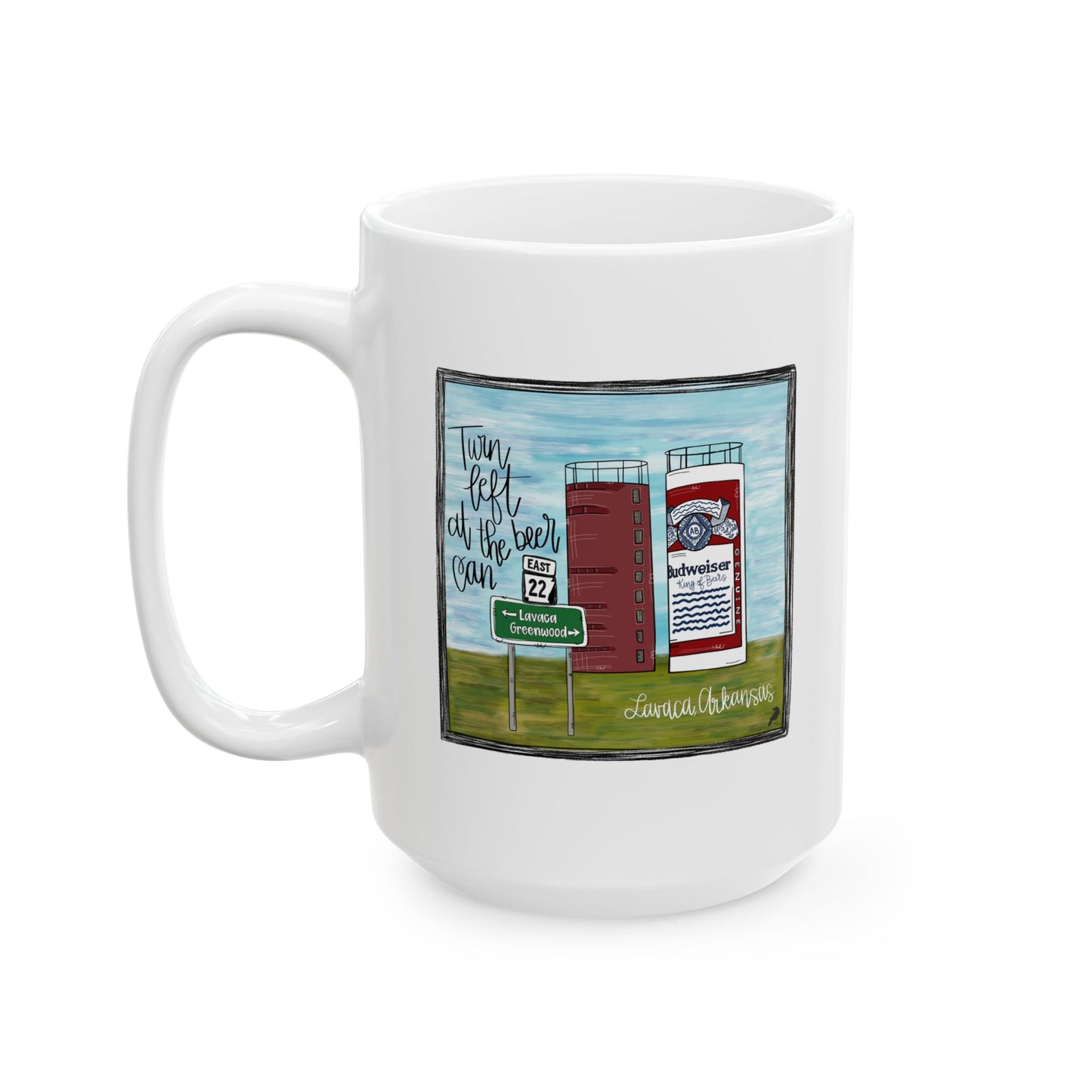 Belle Point Ceramic Mug — Vintage Milk Bottle & Countryside Art Coffee Mug (11oz/15oz)
