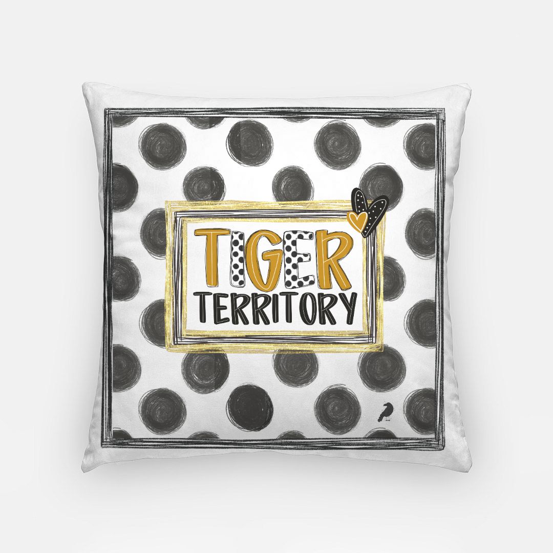 Tiger Territory Throw Pillow