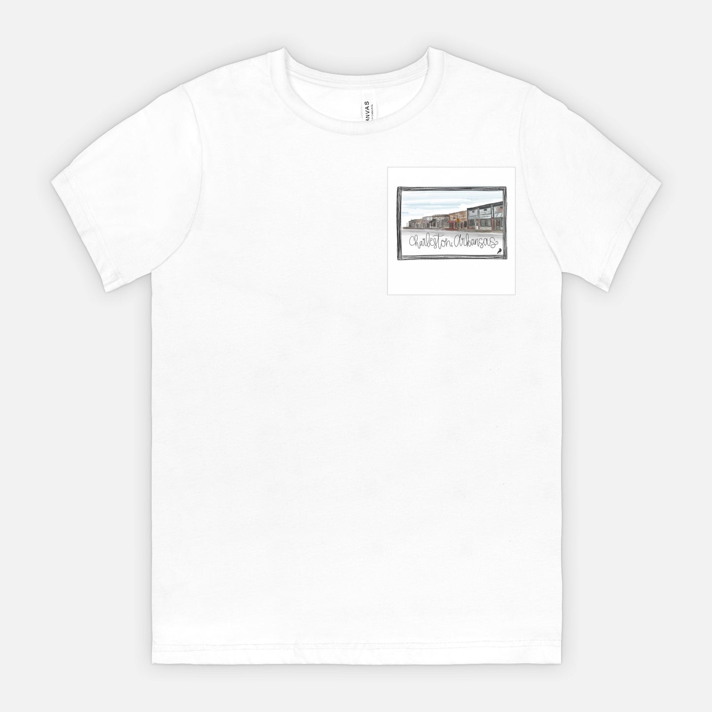 Charleston Watercolor Bella Canvas Unisex Tee 3001 (DTG)