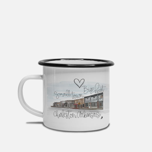 Camp Mug 10 oz. (Black Rim)