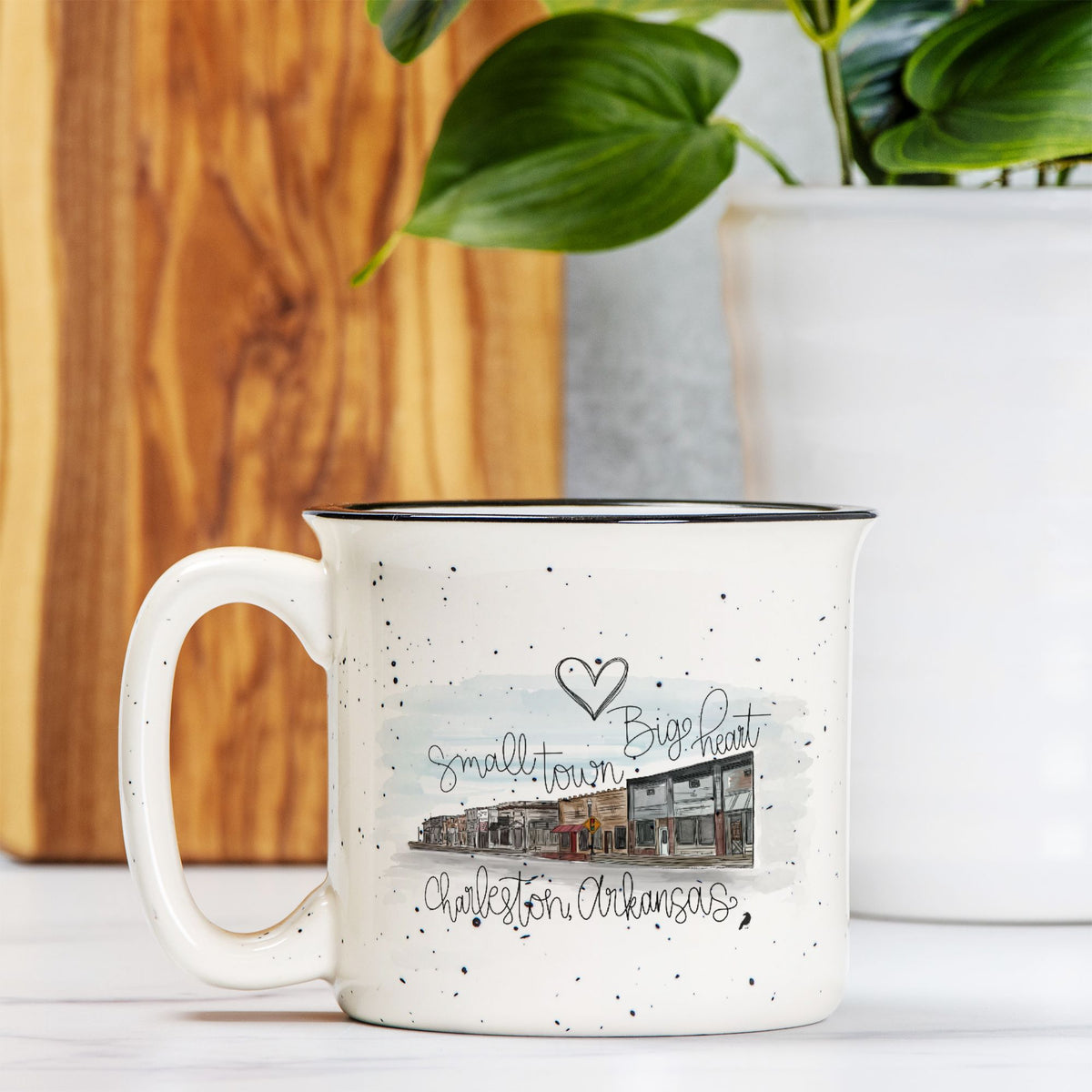 Charleston Watercolor Ceramic Mug