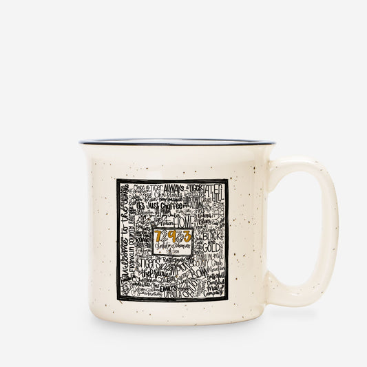 Charleston Doodle Word Ceramic Mug