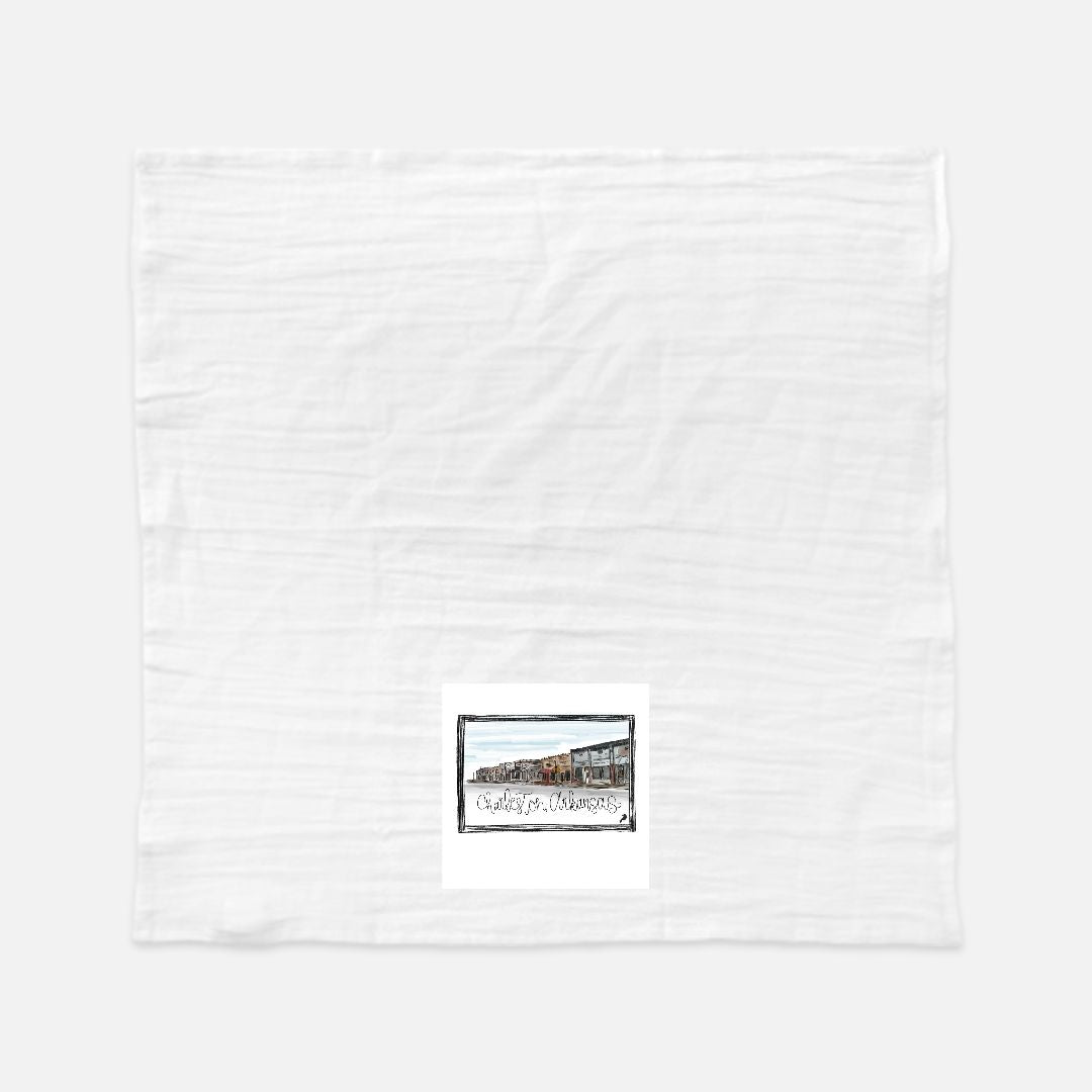 Charleston Watercolor Tea Towel