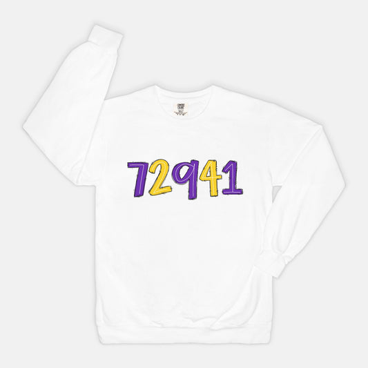 Lavaca Doodle Words Comfort Color Sweatshirt