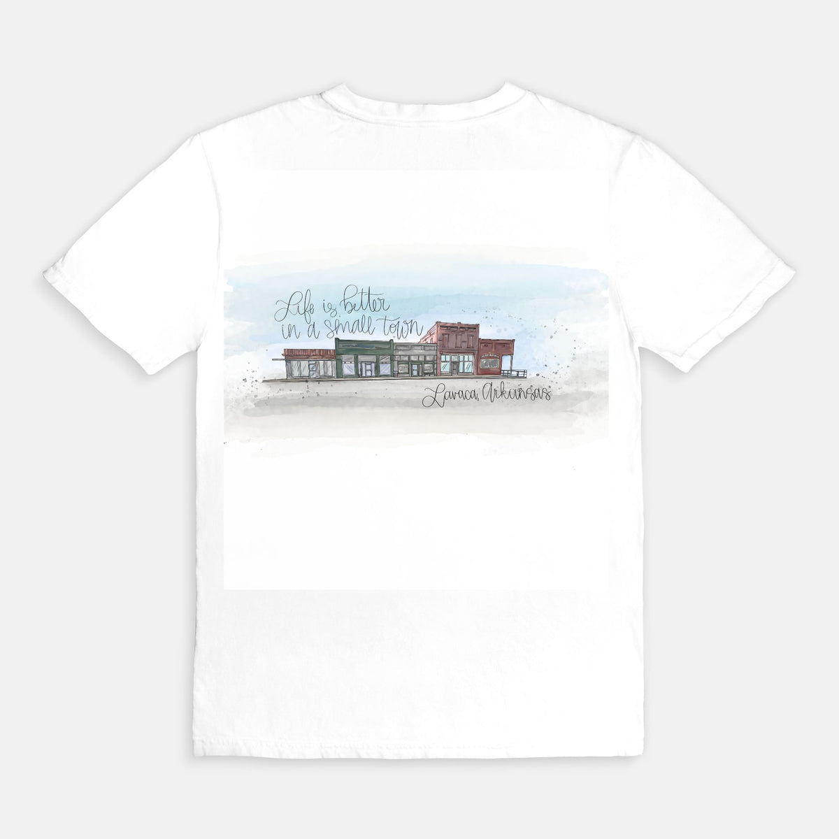 Lavaca Watercolor Comfort Colors Tee