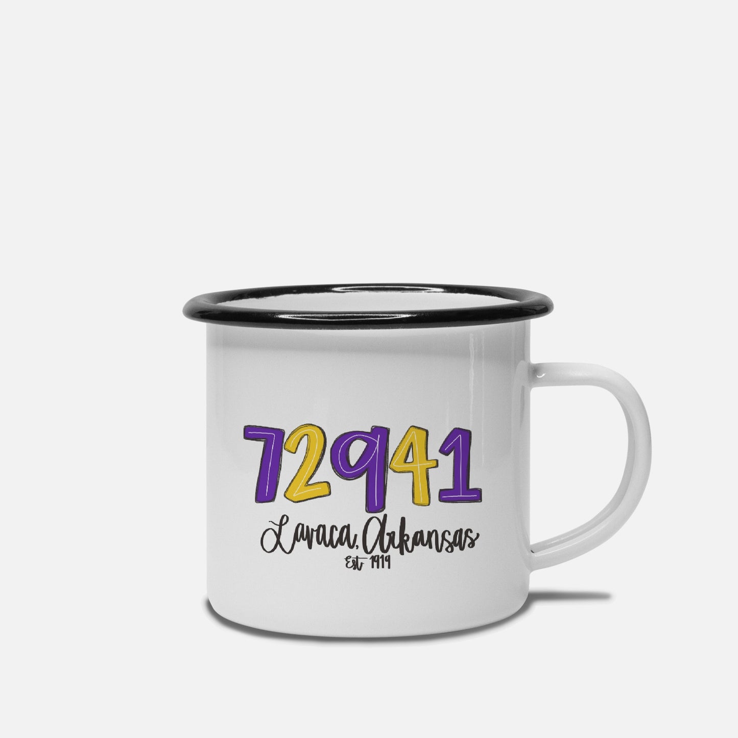 Lavaca Camp Mug 10 oz. (Black Rim)