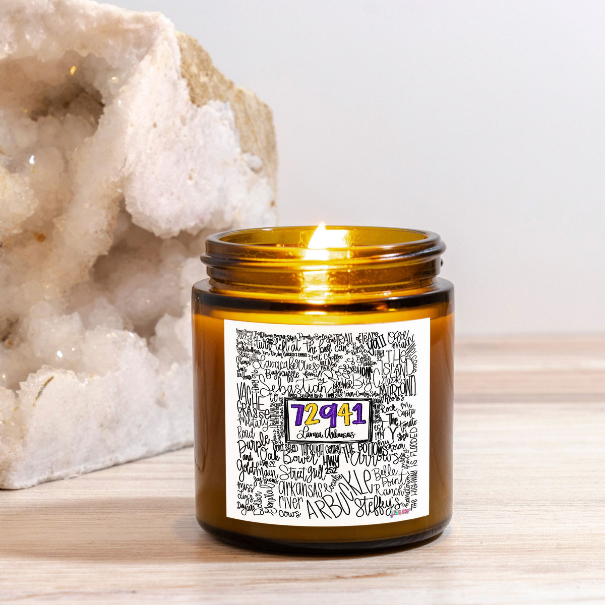 Lavaca Doodle Candle