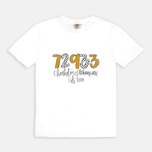 Charleston Doodle Words Comfort Colors Tee