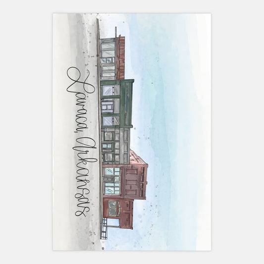Lavaca Watercolor Canvas