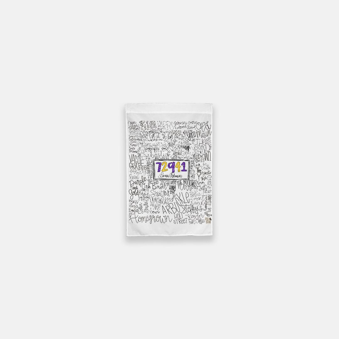 Lavaca Doodle Words Garden Flag - 12" x 18"