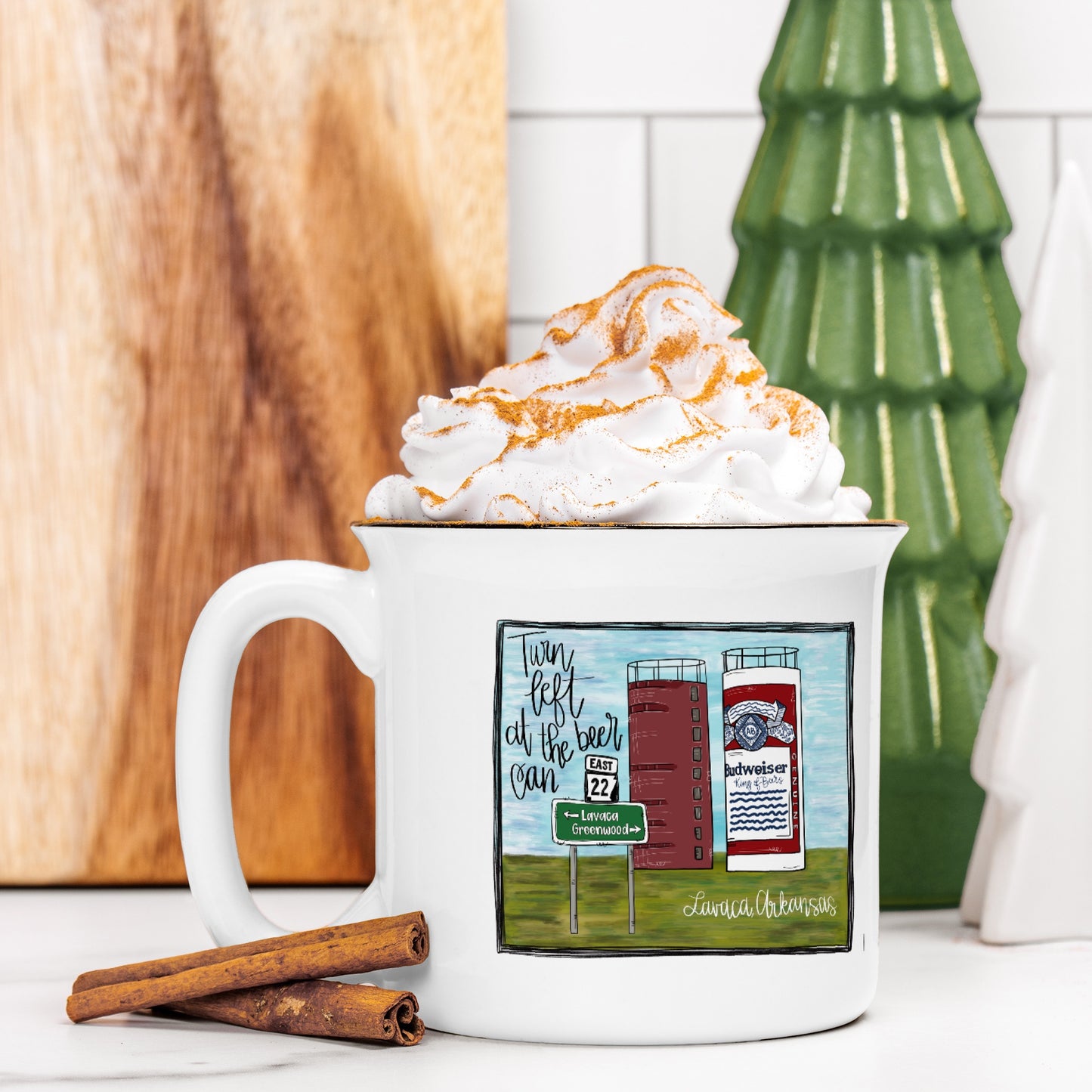 Ceramic Camp Mug White 13oz