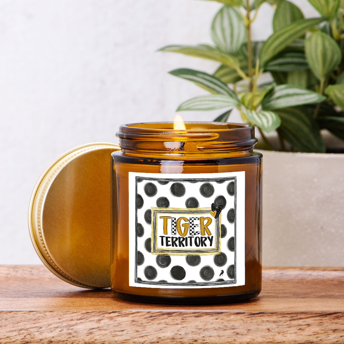 Tiger Territory  Amber Jar 4oz