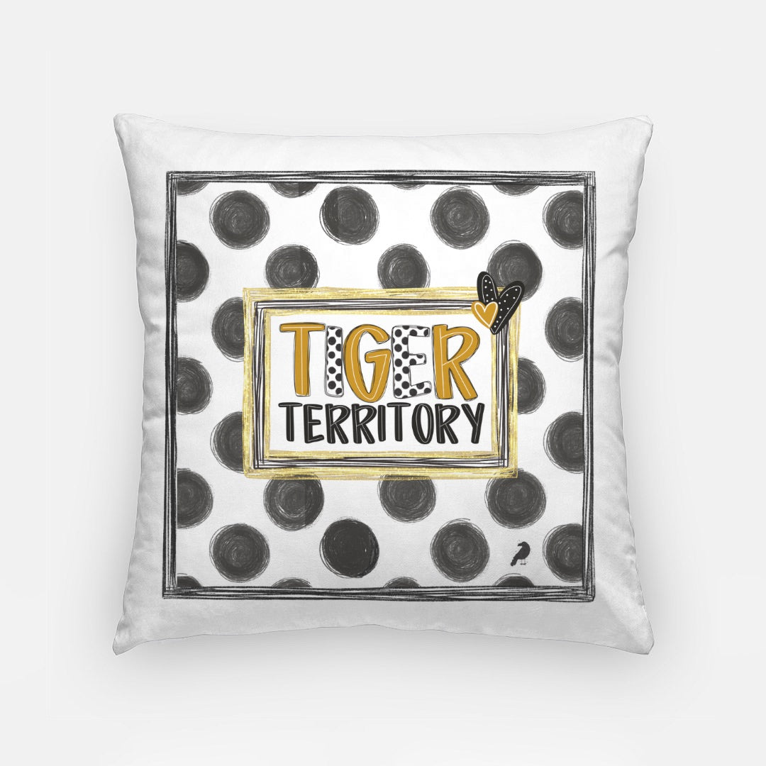Tiger Territory Artisan Pillow Case 18 Inch