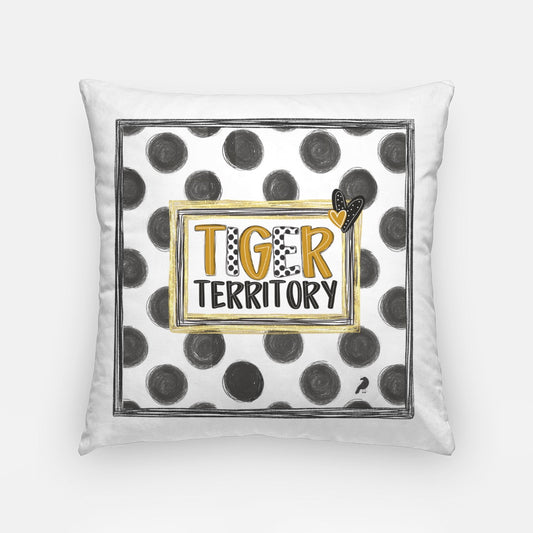 Tiger Territory Artisan Pillow Case 18 Inch