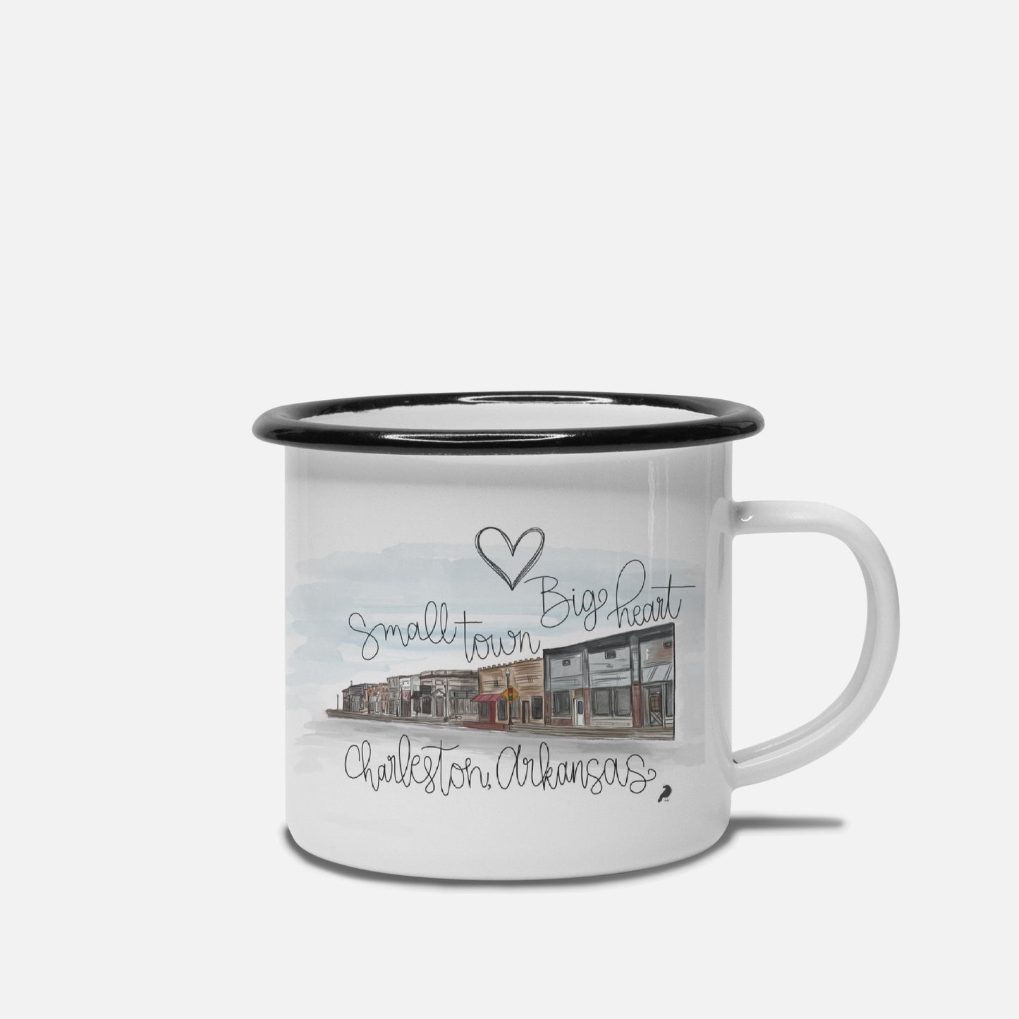 Camp Mug 10 oz. (Black Rim)