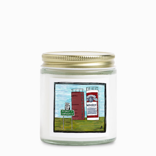 Belle Point, Charleston Candle Clear Jar 4oz