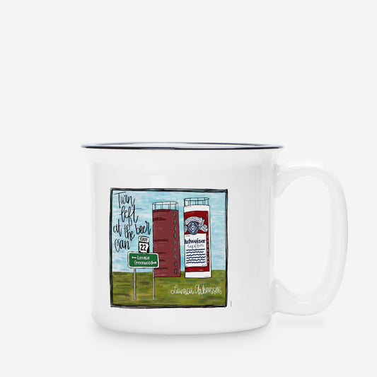 Ceramic Camp Mug White 13oz