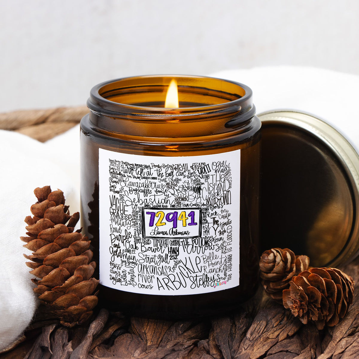 Lavaca Doodle Candle